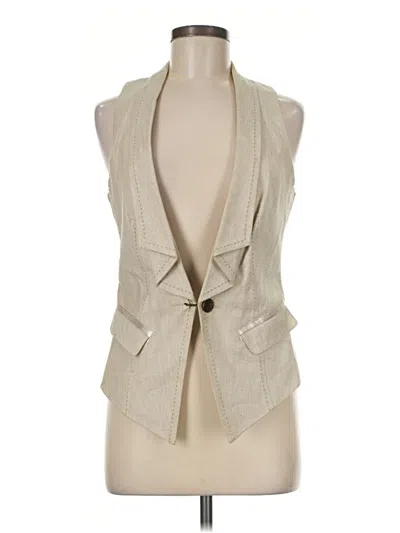 Pre-owned Bebe Vest In Ivory
