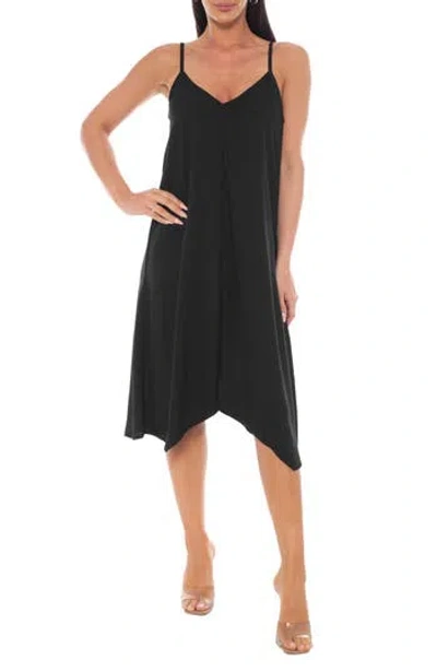 Bebe V-neck Tank Dress In Black