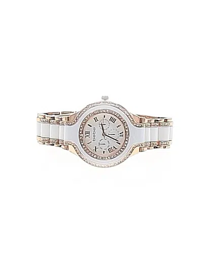 Pre-owned Bebe Watch In White