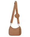 Bebe Women's Adela Monogram Small Crossbody Bag In Brown