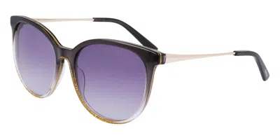 Bebe Women's Gradient Sunglasses In Black In Purple