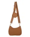 Bebe Women's Katriel Small Crossbody Bag In Brown