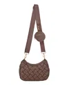 Bebe Women's Luca Small Crossbody Bag In Brown