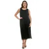 Bebe Powermesh A-line Tank Dress In Black