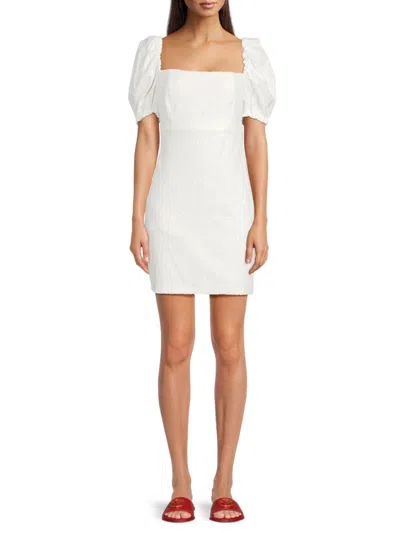 Bebe Women's Puff Sleeve Sheath Minidress