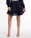 Bebe Yoryu Ruffle Skirt In Black