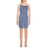 Bebe Womens Printed Polyester Slip Dress In Multi