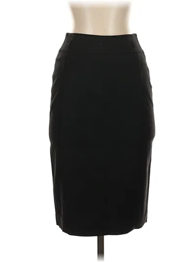 Pre-owned Bebe Wool Skirt In Black
