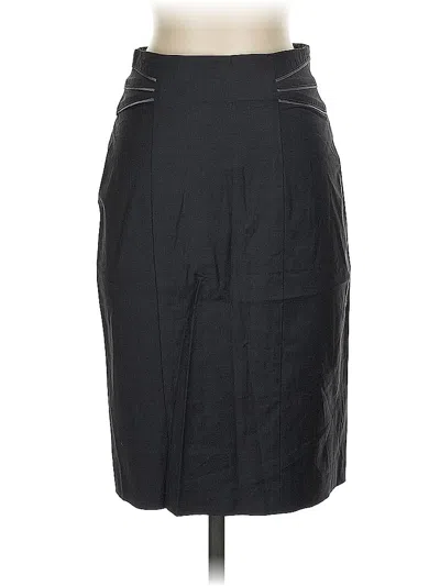 Pre-owned Bebe Wool Skirt In Gray