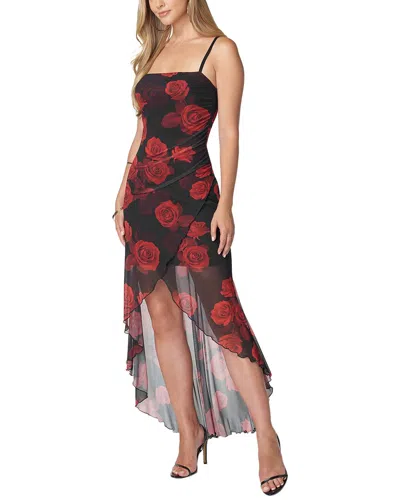 Bebe Wrap Tube Dress In Red