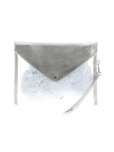 Pre-owned Bebe Wristlet In Silver