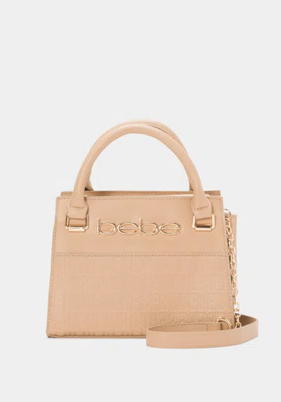 Bebe Zuri Sm Satchel In Almond