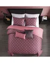 Bebejan 220 Thread Count Dreams Reversible Comforter Set In Pink