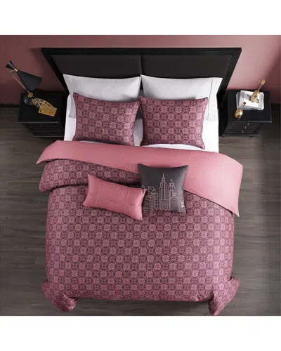 Bebejan 220 Thread Count Dreams Reversible Comforter Set In Pink
