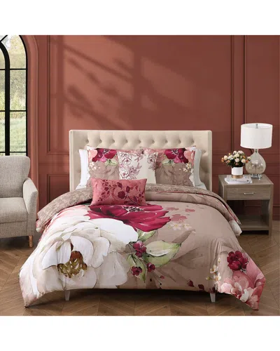 Bebejan 220 Thread Count Florence Reversible Comforter Set In Multi