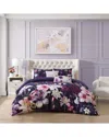Bebejan 220 Thread Count Morning Glory Reversible Comforter Set In Multi