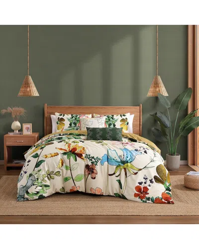 Bebejan 220 Thread Count Radiance Reversible Comforter Set In Multi