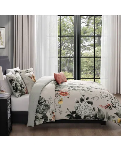 Bebejan 220 Thread Count Vintage Bloom Reversible Comforter Set In Multi