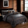 Bebejan Bamboo Tree 5 Piece Comforter Set In Black