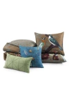 Bebejan Birds On Chocolate Reversible 5-piece Comforter Set In Brown