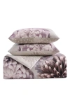 BEBEJAN BEBEJAN BLOOM PURPLE 5-PIECE REVERSIBLE COMFORTER SET