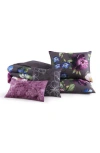 Bebejan Elegant Blossoms 5-piece Reversible Comforter Set In Grey