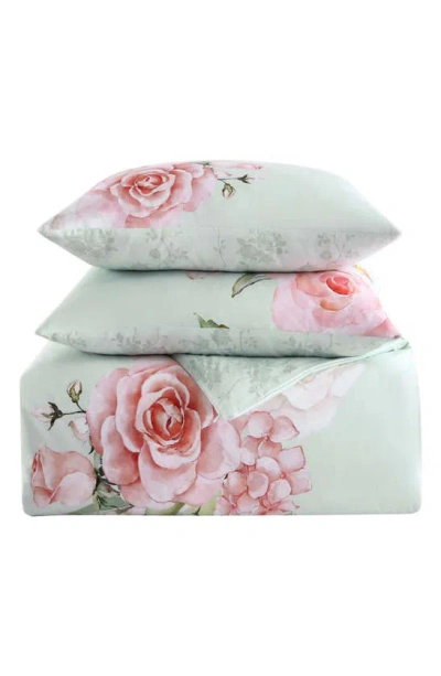 Bebejan Misty Rose 5-piece Reversible Comforter Set In White