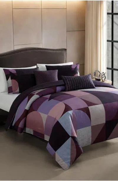 Bebejan Orchid Matrix Q In Purple Geometric