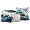 Bebejan Peacock Jardin Reversible Cotton Sateen Comforter Set