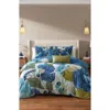 Bebejan Teal Tapestry Comforter Set In Blue