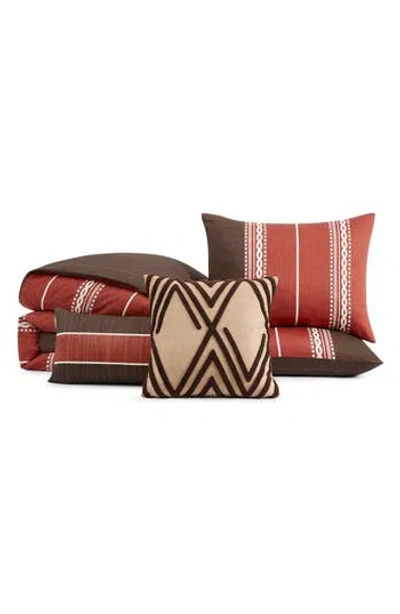 Bebejan Terra Spice Reversible 5-piece Comforter Set In Brown