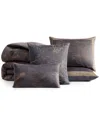 Bebejan Texture Jacquard Comforter Set In Brown