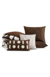 Bebejan Toffee Reversible 5-piece Comforter Set In Brown