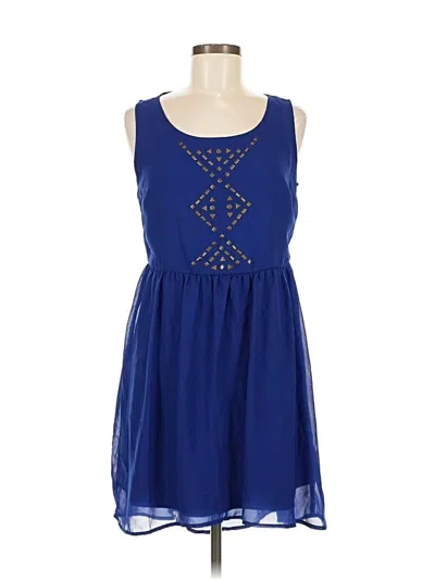 Pre-owned Bebop Casual Dress In Blue