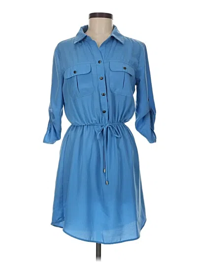 Pre-owned Bebop Casual Dress In Blue