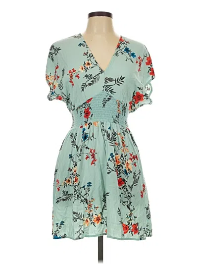 Pre-owned Bebop Casual Dress In Teal