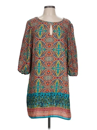 Pre-owned Bebop Casual Dress In Teal