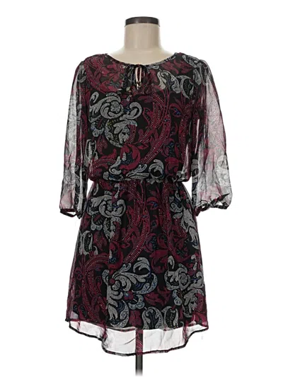 Pre-owned Bebop Cocktail Dress In Burgundy