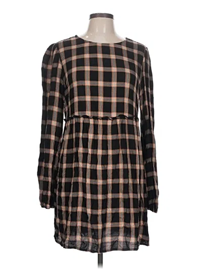 Pre-owned Bebop Long Sleeve Blouse In Brown