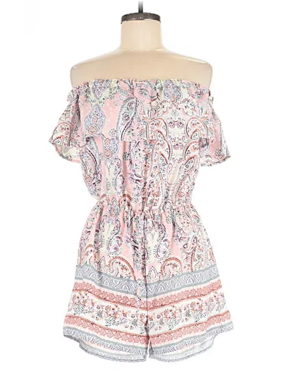Pre-owned Bebop Romper In Pink