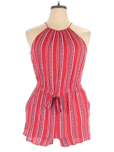 Pre-owned Bebop Romper In Red