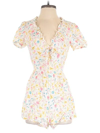 Pre-owned Bebop Romper In White