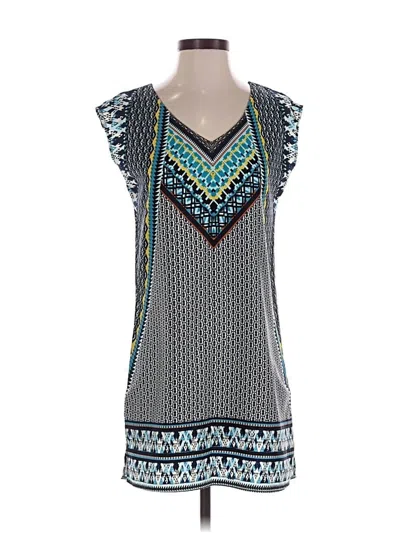 Pre-owned Bebop Sleeveless Blouse In Teal