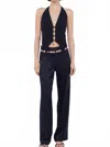 Bec & Bridge Alabama Pant In Black In Blue