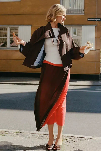 Bec & Bridge Alyna Skirt In Brown