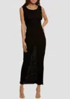 Bec & Bridge Amelie Knit Midi Dress In Black In Black
