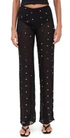Bec & Bridge Arielle Sequin Pants In Black