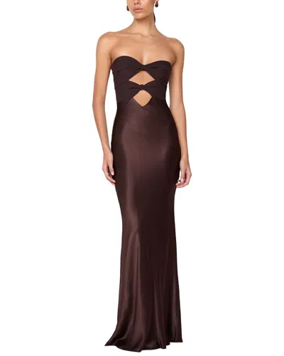 Bec & Bridge Bec + Bridge Halle Strapless Dress In Brown