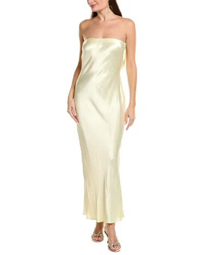Bec & Bridge Bec + Bridge Moondance Strapless Dress In Ice Yellow
