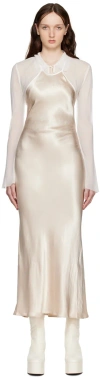 Bec & Bridge Beige Indi Maxi Dress In Sand/ivory